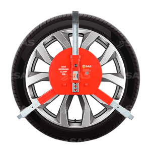 SAS New Defender Clamp XXL Shown on wheel