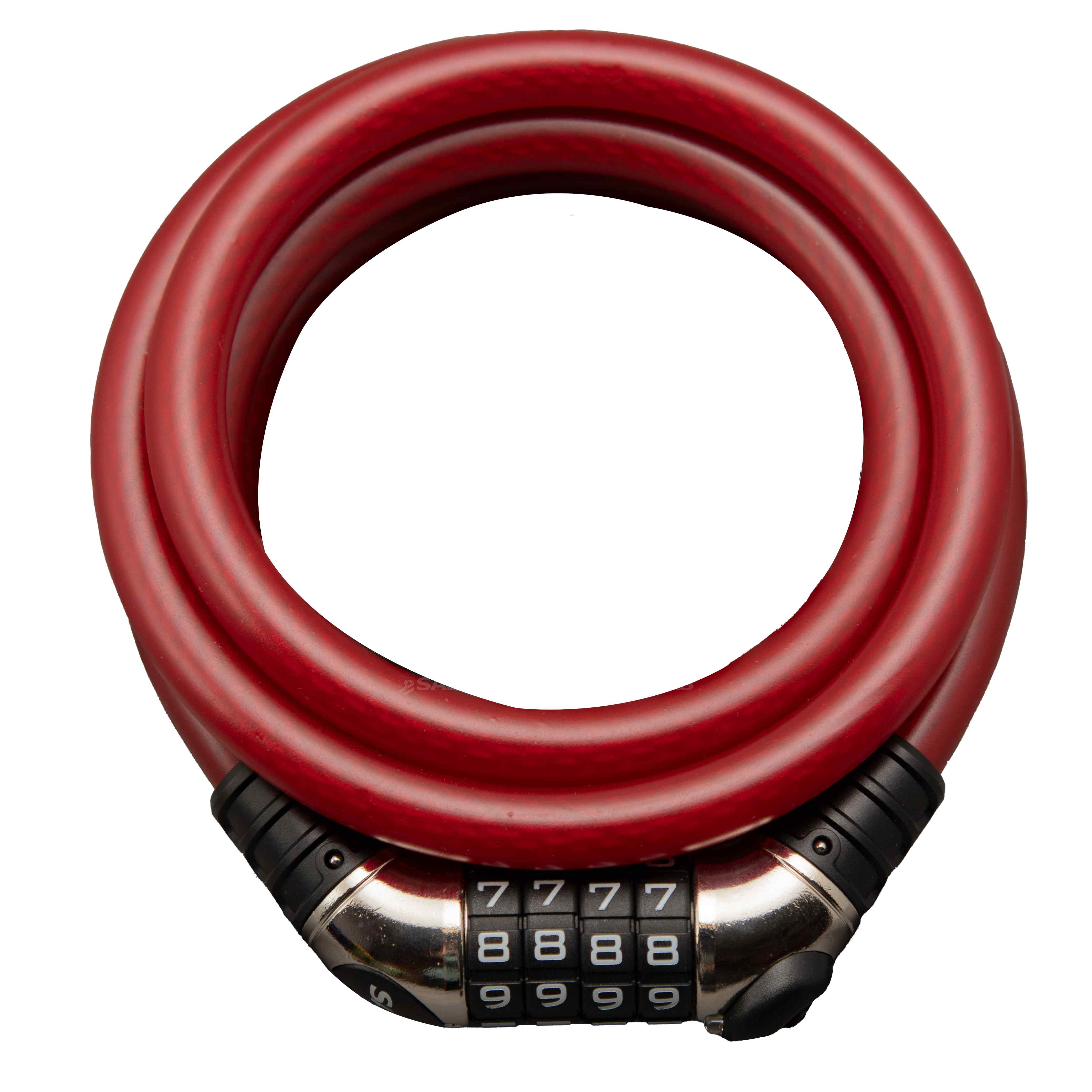 Steel Braided cable shown with combi Lock